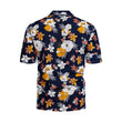 Men Hawaii Print Short Sleeves Tshirt Beach Shirt