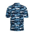 Men Hawaii Print Short Sleeves Tshirt Beach Shirt