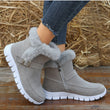 Women Snow Boots Fur Lined Slip On Ankle Boots