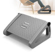 Under-Desk Footrest Height Angle Tilt Anti-Slip with Massage Roller