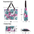 Foldable Large Waterproof Beach Bag Summer Travel Tote Bag with Zipper