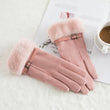Women Fleece Warm Gloves