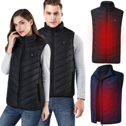 4Colors Unisex Electric Heated USB Thermal Warm Cloth Winter Vest