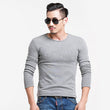 Men Fleece Long Sleeves Long Johns Top