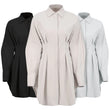 Women's French Fashion Casual Shirt Dress