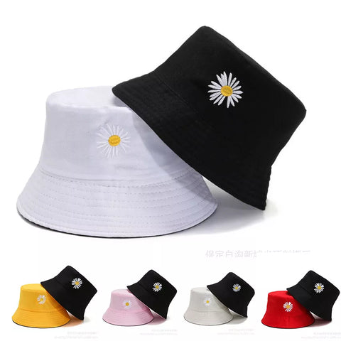 Trendy Lady Bucket Fishing Hat Double-sided Wearing Fisherman Hat