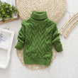 Kids Knitted High Neck Sweater