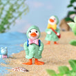 4pack Mini Cute Duck Miniature Figurine