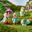 4pack Mini Cute Duck Miniature Figurine