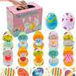 12pcs Fillable Easter Eggs, Colorful Bright Easter Surprise Eggs