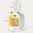 Portable Humidifier Fan Fox Design Rechargeable Battery USB Fan
