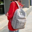 Girls Solid Color  Corduroy Backpack