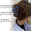 4pcs Rectangular Hair Clips for Thin Hair Square Claw Clips Matte Hair Clips