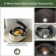 Reusable Slow Cooker Liner Silicone fit Crock-Pot 6-7 Quart