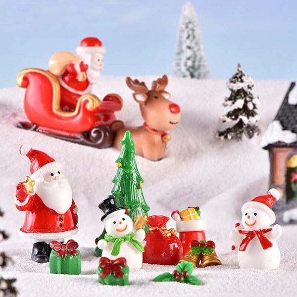 15PACKS Christmas Snowman Miniature
