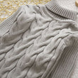 Kids Knitted High Neck Sweater