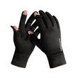 Men And Women Outdoor CyclingSuede Warm Flip-finger Gloves