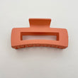 4pcs Rectangular Hair Clips for Thin Hair Square Claw Clips Matte Hair Clips