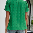 Women Round Neck Solid Color Casual Short Sleeves Tshirt