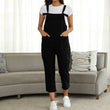 Women Solid Color Jumpsuit with Pockets