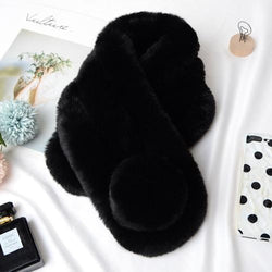 Women Winter Warm Solid Color Scarf