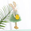 4pack Rabbit with Carrot Easter Hanging Decor