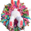 Easter Thief Bunny Butt Wreath