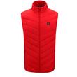 4Colors Unisex Electric Heated USB Thermal Warm Cloth Winter Vest