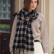 Women Warm Plaid Fashion Scarf