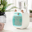 Portable Humidifier Fan Fox Design Rechargeable Battery USB Fan