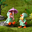 4pack Mini Cute Duck Miniature Figurine