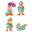 4pack Mini Cute Duck Miniature Figurine