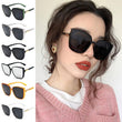 Plastic Cat Eye Women Oversized Sunglasses